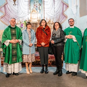 Mons. Sente predvodio misno slavlje zahvale za početak obnove župne crkve na Dubovcu